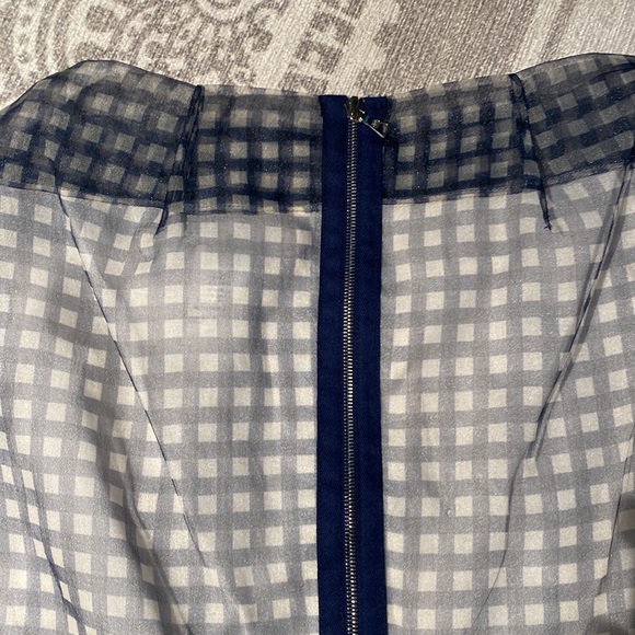 Marc Jacobs Gingham Print Organza Dress - Picture 11 of 16